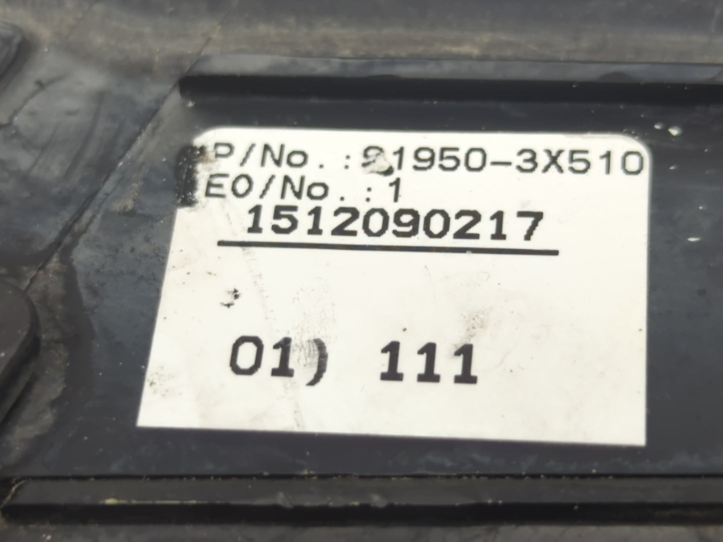 2014-2016 Kia Forte Fusebox Fuse Box Panel Relay Module P/N:91950-3X510 1512090217 Fits Fits 2014 2015 2016 OEM Used Auto Pa