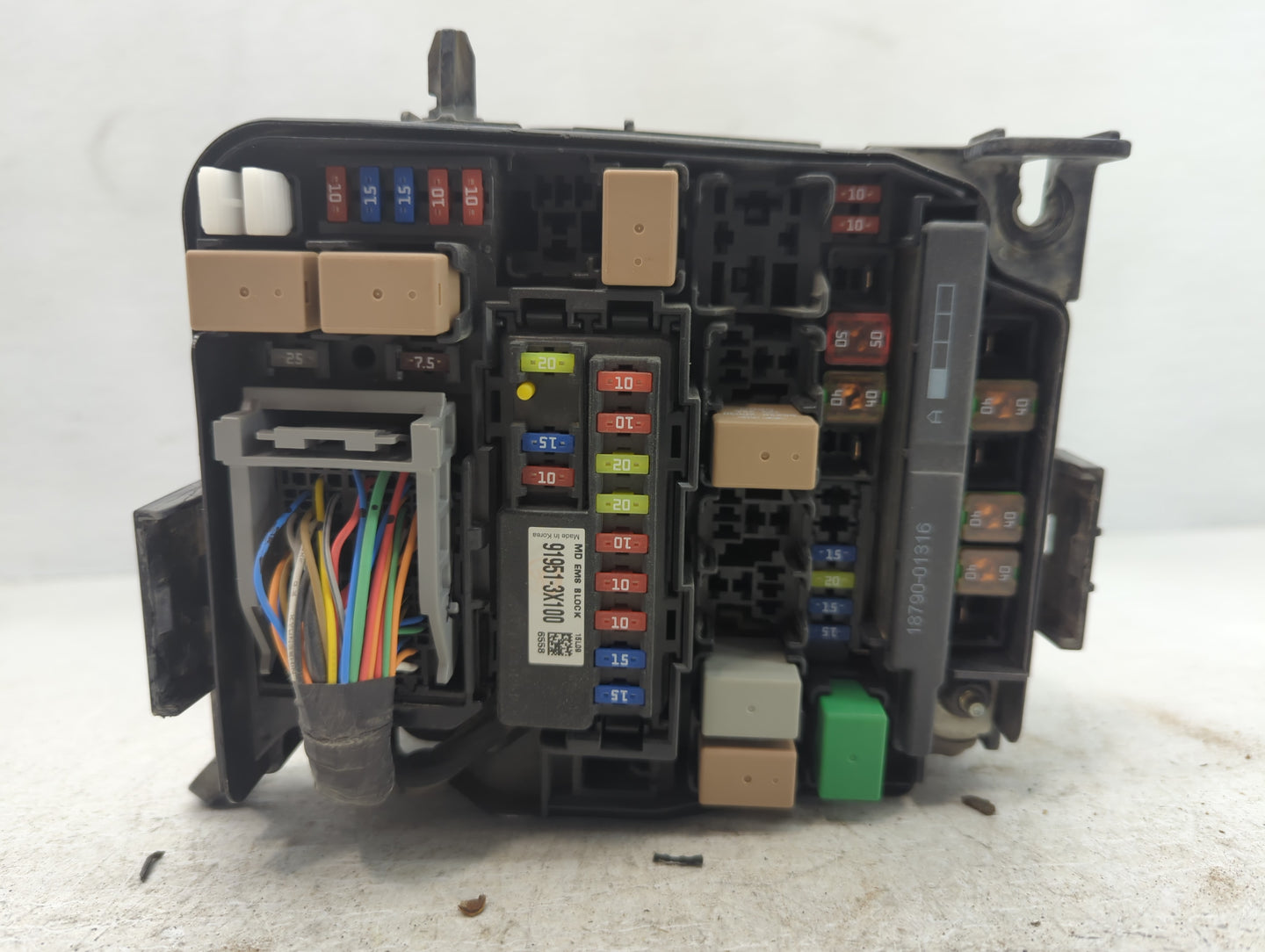 2014-2016 Kia Forte Fusebox Fuse Box Panel Relay Module P/N:91208 A7892 Fits Fits 2014 2015 2016 OEM Used Auto Parts - Oemus