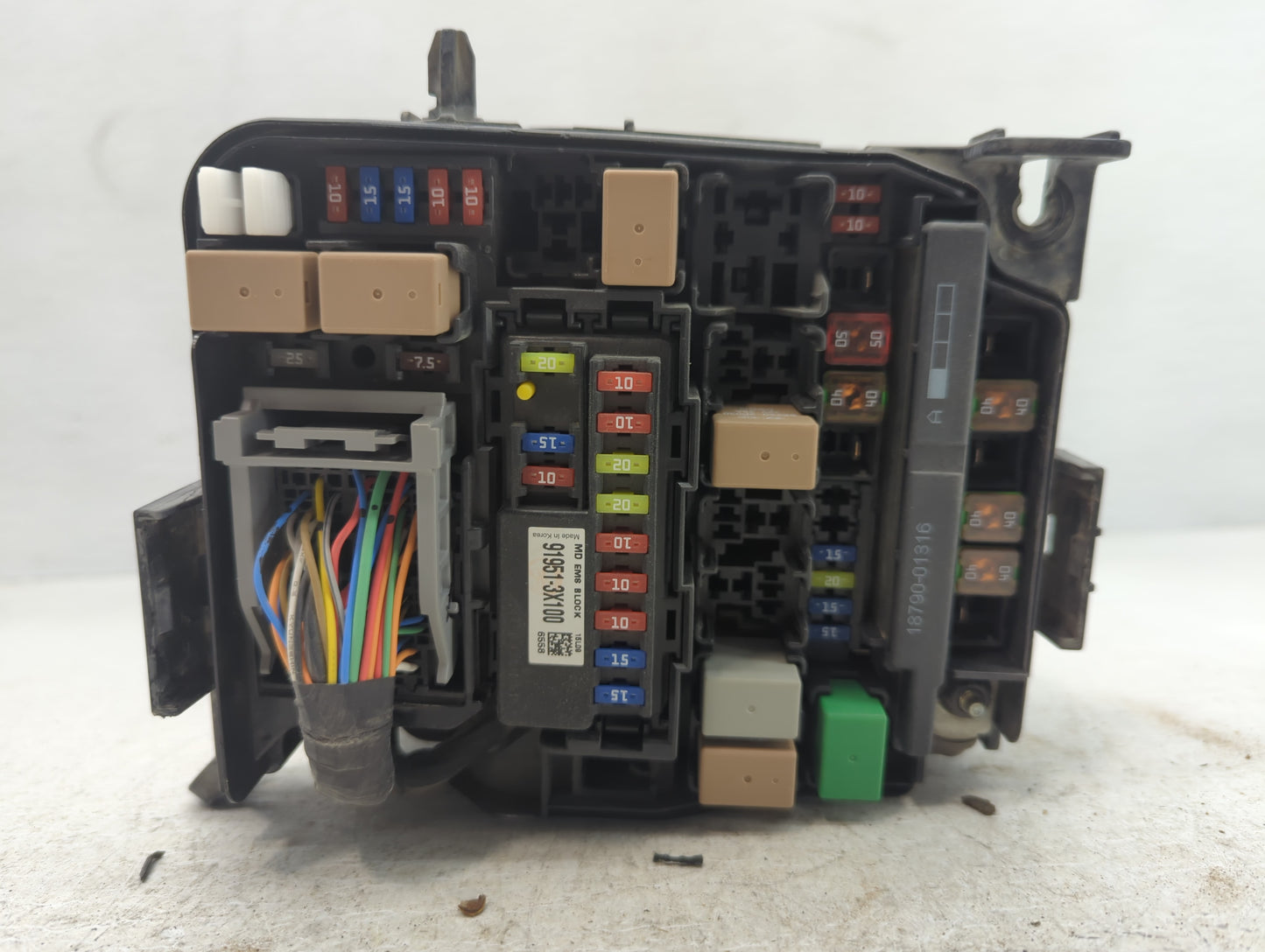 2014-2016 Kia Forte Fusebox Fuse Box Panel Relay Module P/N:91208 A7892 Fits Fits 2014 2015 2016 OEM Used Auto Parts - Oemus