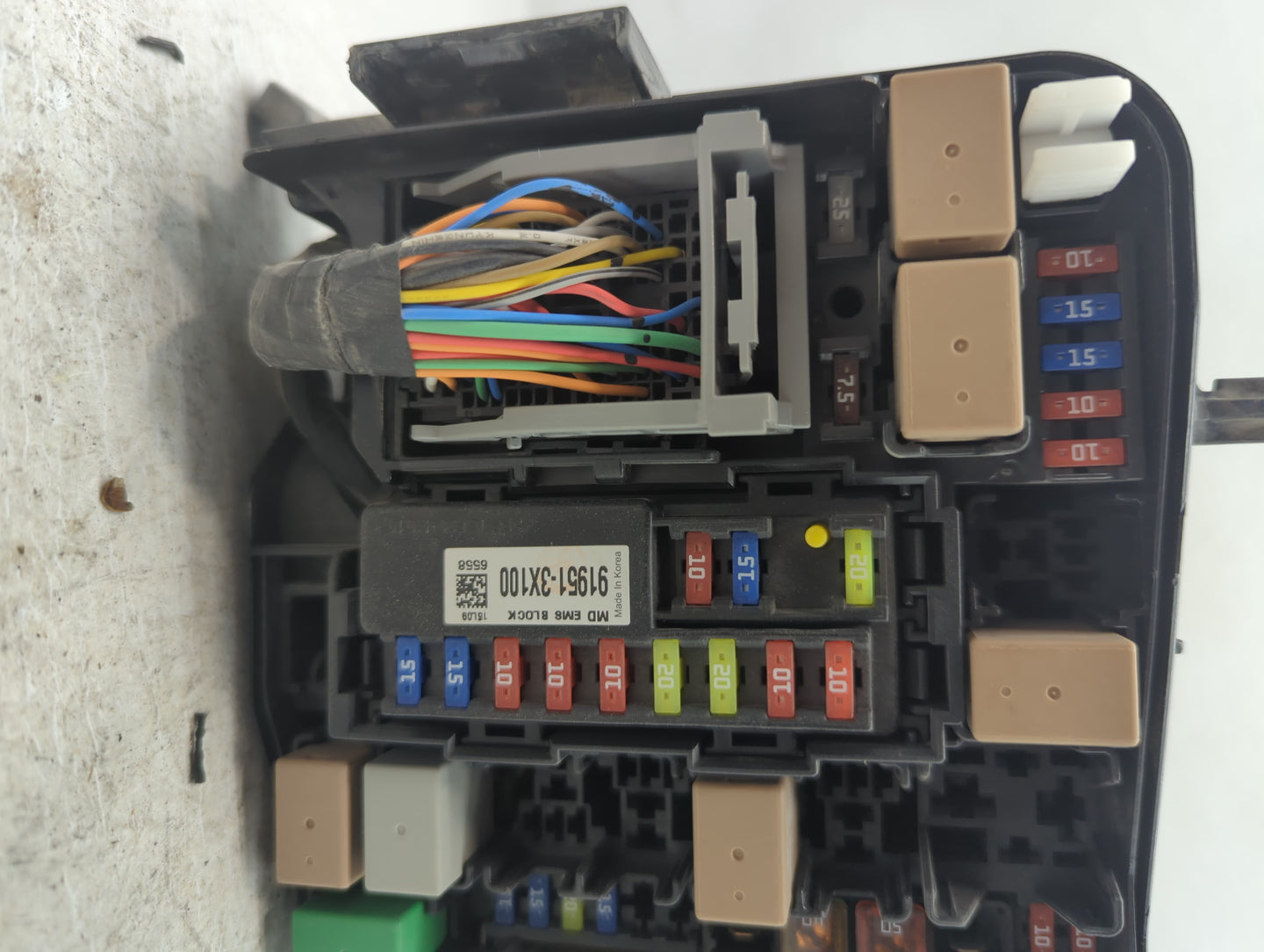 2014-2016 Kia Forte Fusebox Fuse Box Panel Relay Module P/N:91208 A7892 Fits Fits 2014 2015 2016 OEM Used Auto Parts - Oemus
