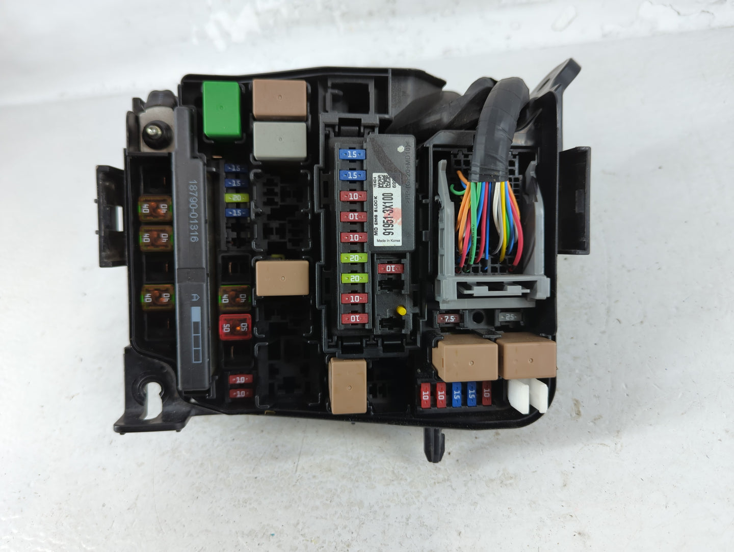 2014-2016 Kia Forte Fusebox Fuse Box Panel Relay Module P/N:91204 A7632 Fits Fits 2014 2015 2016 OEM Used Auto Parts - Oemus