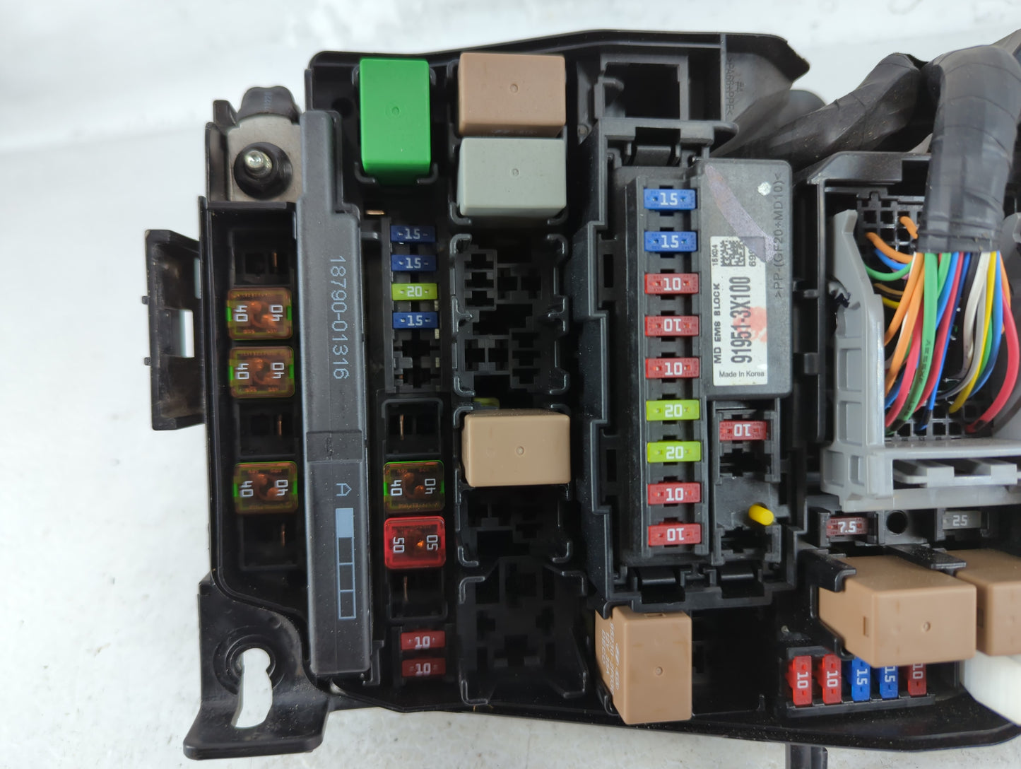 2014-2016 Kia Forte Fusebox Fuse Box Panel Relay Module P/N:91204 A7632 Fits Fits 2014 2015 2016 OEM Used Auto Parts - Oemus