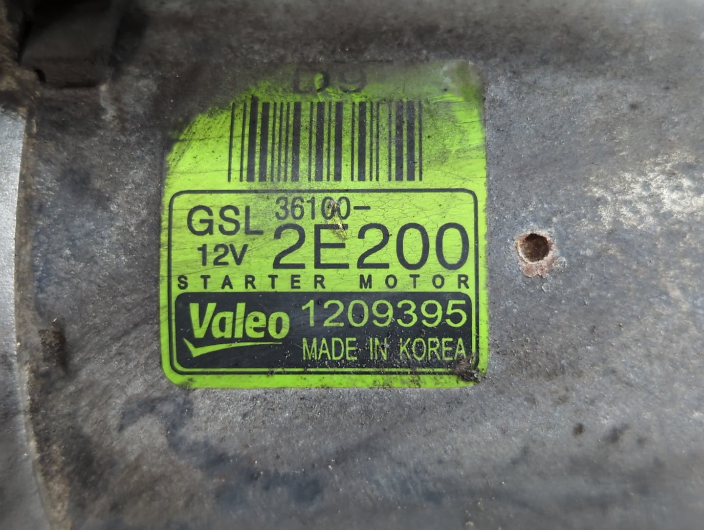2014-2016 Kia Forte Car Starter Motor Solenoid OEM P/N:36100-2E200 Fits Fits 2012 2013 2014 2015 2016 OEM Used Auto Parts - 