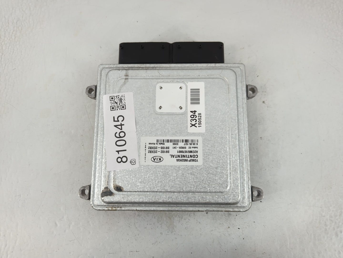 2016 Kia Forte PCM Engine Control Computer ECU ECM PCU OEM P/N:39102-2EXB2 39103-2EXB2, 39106-2EXB2 Fits OEM Used Auto Parts