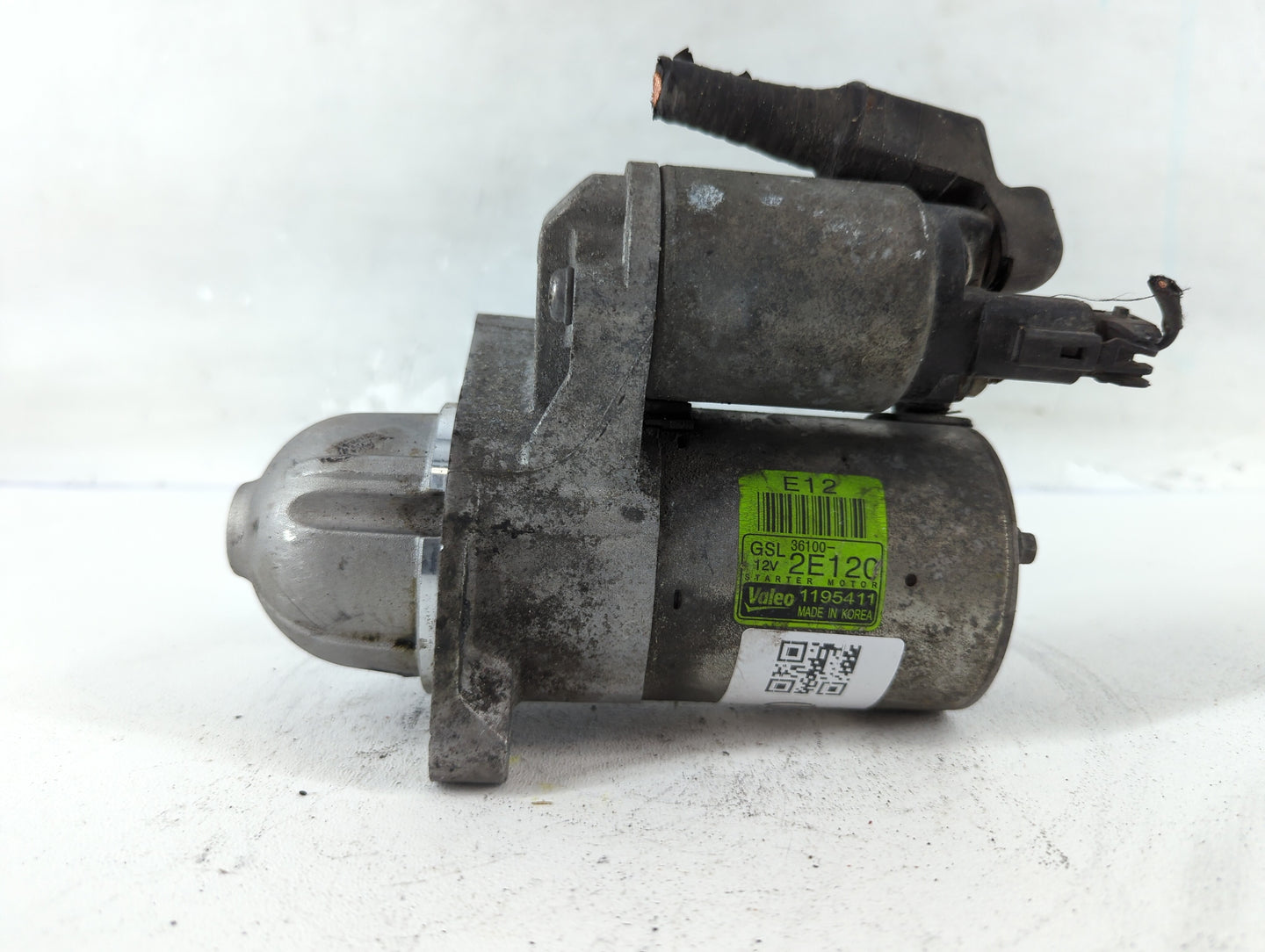 2014-2016 Kia Forte Car Starter Motor Solenoid OEM P/N:1195411 36100-2E120 Fits Fits 2012 2013 2014 2015 2016 OEM Used Auto 