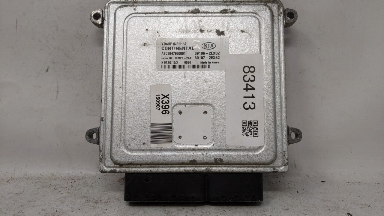 2016 Kia Forte PCM Engine Control Computer ECU ECM PCU OEM P/N:39103-2EXB2 39102-2EXB2, 39106-2EXB2, 39107-2EXB2 Fits OEM Us