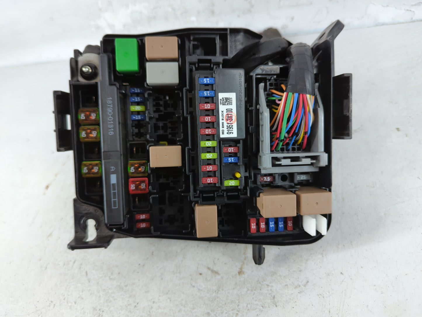 2014-2016 Kia Forte Fusebox Fuse Box Panel Relay Module P/N:91204 A7632 Fits Fits 2014 2015 2016 OEM Used Auto Parts - Oemus