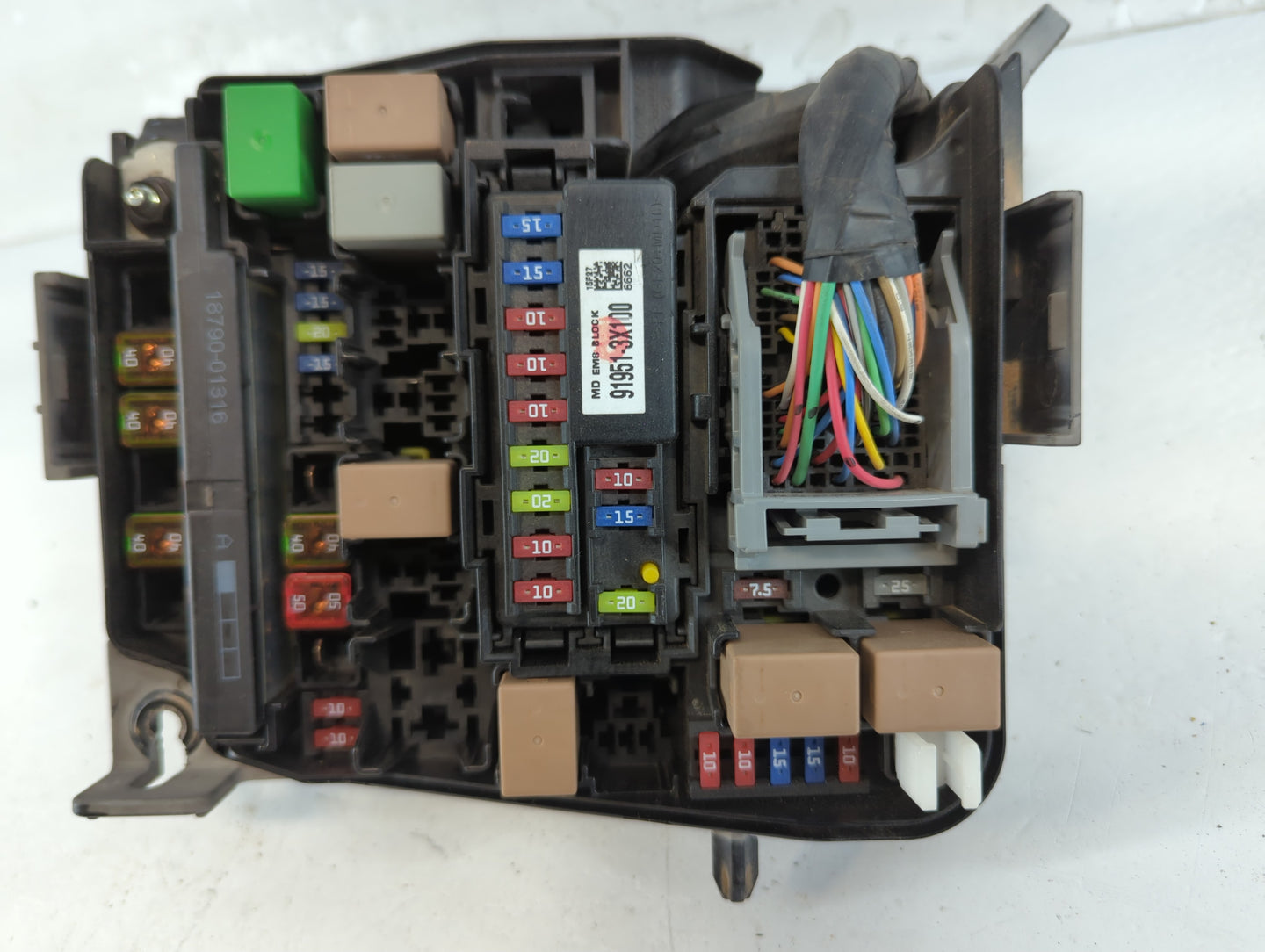 2014-2016 Kia Forte Fusebox Fuse Box Panel Relay Module P/N:91204 A7632 Fits Fits 2014 2015 2016 OEM Used Auto Parts - Oemus
