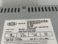 2014-2016 Kia Forte Radio AM FM Cd Player Receiver Replacement P/N:96180-A7890WK Fits Fits 2014 2015 2016 OEM Used Auto Part
