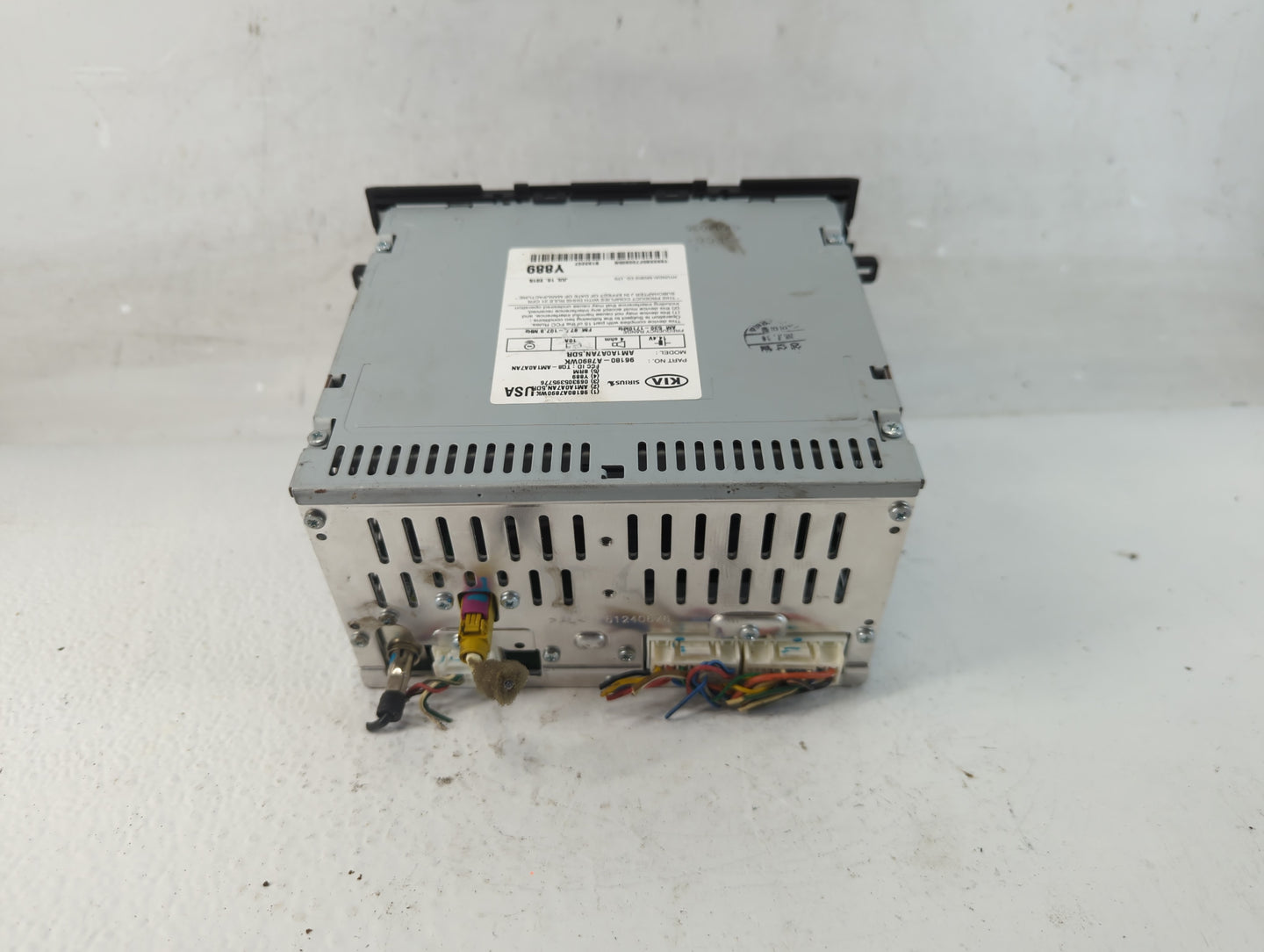 2014-2016 Kia Forte Radio AM FM Cd Player Receiver Replacement P/N:96180-A7890WK Fits Fits 2014 2015 2016 OEM Used Auto Part