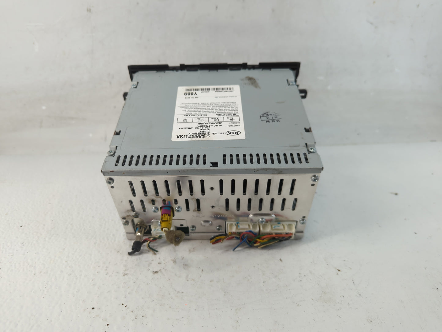 2014-2016 Kia Forte Radio AM FM Cd Player Receiver Replacement P/N:96180-A7890WK Fits Fits 2014 2015 2016 OEM Used Auto Part