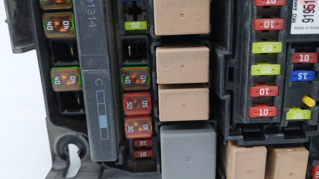 2014-2016 Kia Forte Koup Fusebox Fuse Box Panel Relay Module P/N:91213-A7073 Fits Fits 2014 2015 2016 OEM Used Auto Parts - 