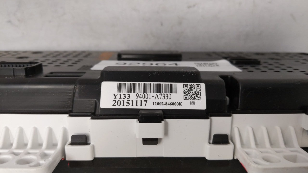 2014-2016 Kia Forte Koup Instrument Cluster Speedometer Gauges P/N:94001-A7330 Fits Fits 2014 2015 2016 OEM Used Auto Parts 