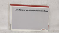 2016 Kia Optima Owners Manual Book Guide OEM Used Auto Parts - Oemusedautoparts1.com