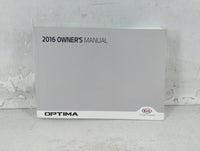 2016 Kia Optima Owners Manual Book Guide P/N:GDG5-EU62C OEM Used Auto Parts - Oemusedautoparts1.com