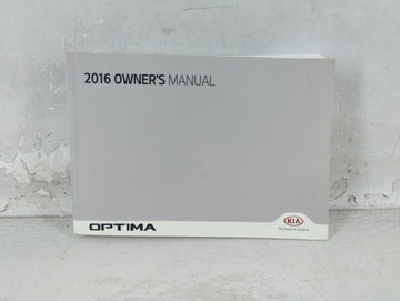 2016 Kia Optima Owners Manual Book Guide P/N:GDG5-EU62C OEM Used Auto Parts - Oemusedautoparts1.com