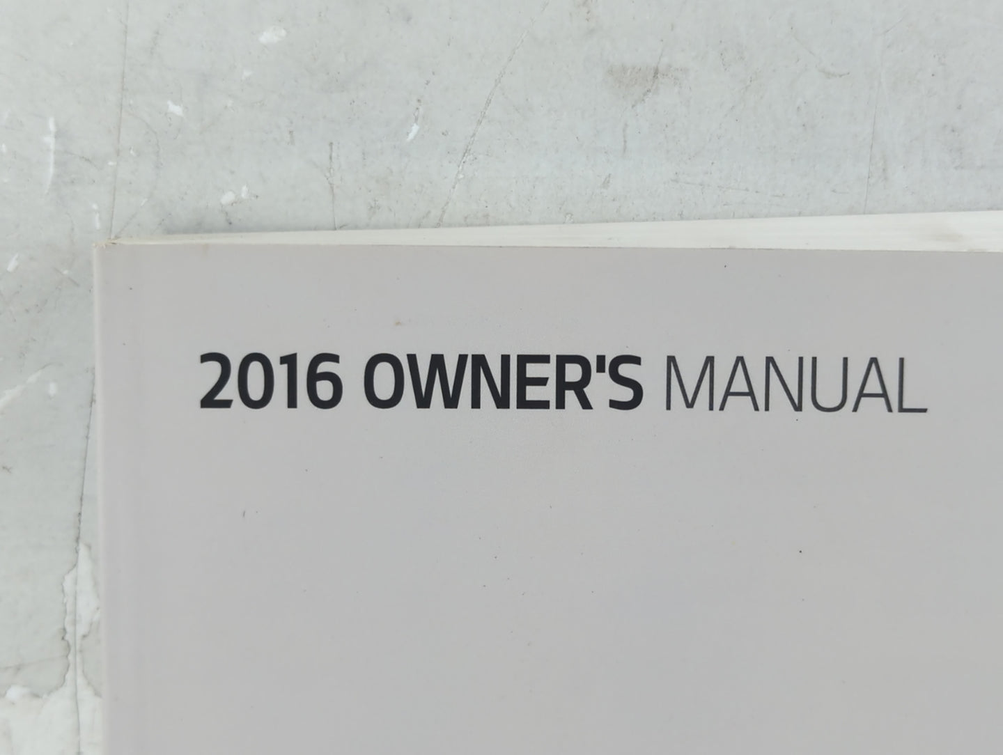 2016 Kia Optima Owners Manual Book Guide P/N:GDG5-EU62C OEM Used Auto Parts - Oemusedautoparts1.com