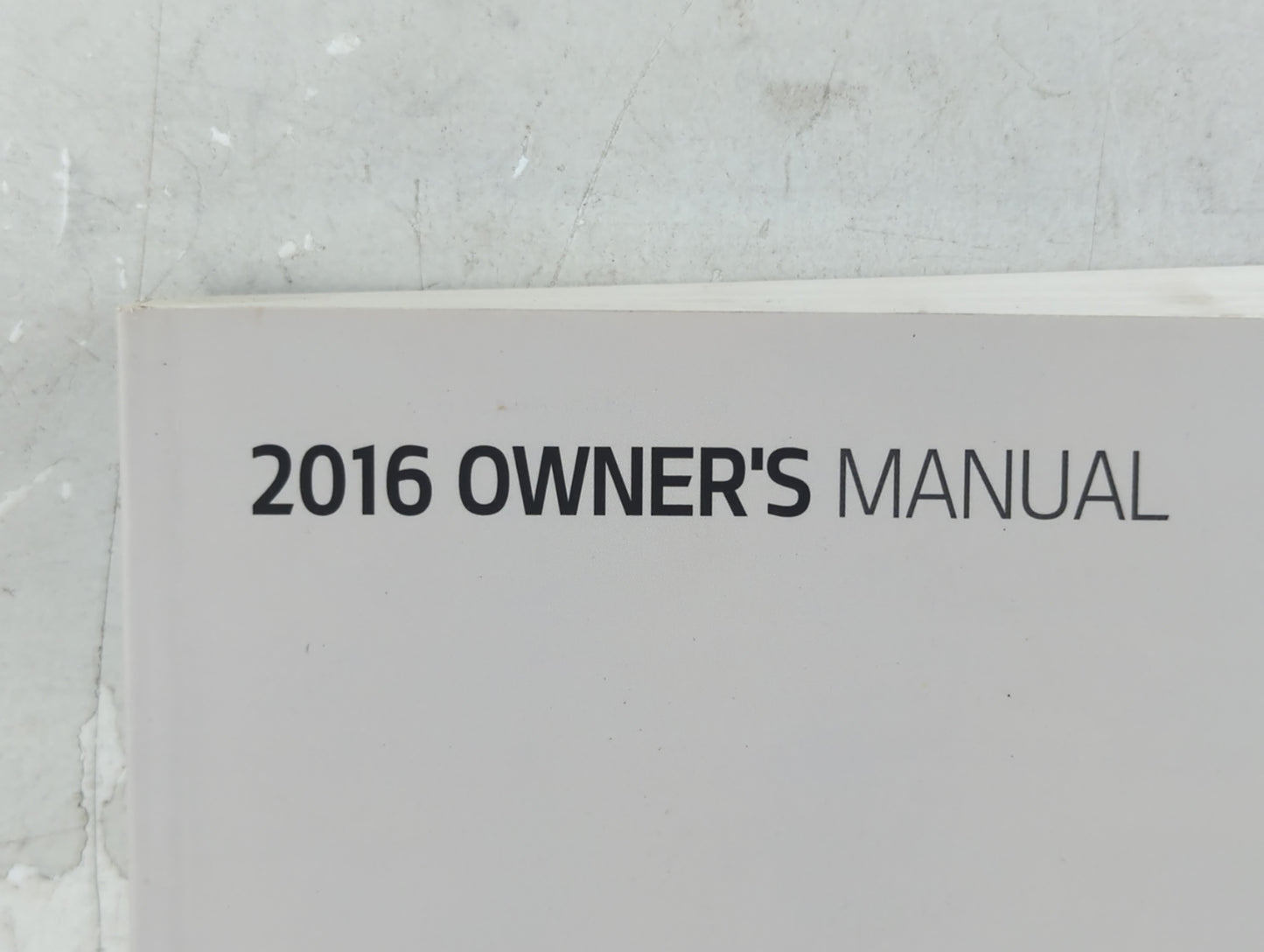 2016 Kia Optima Owners Manual Book Guide P/N:GDG5-EU62C OEM Used Auto Parts - Oemusedautoparts1.com