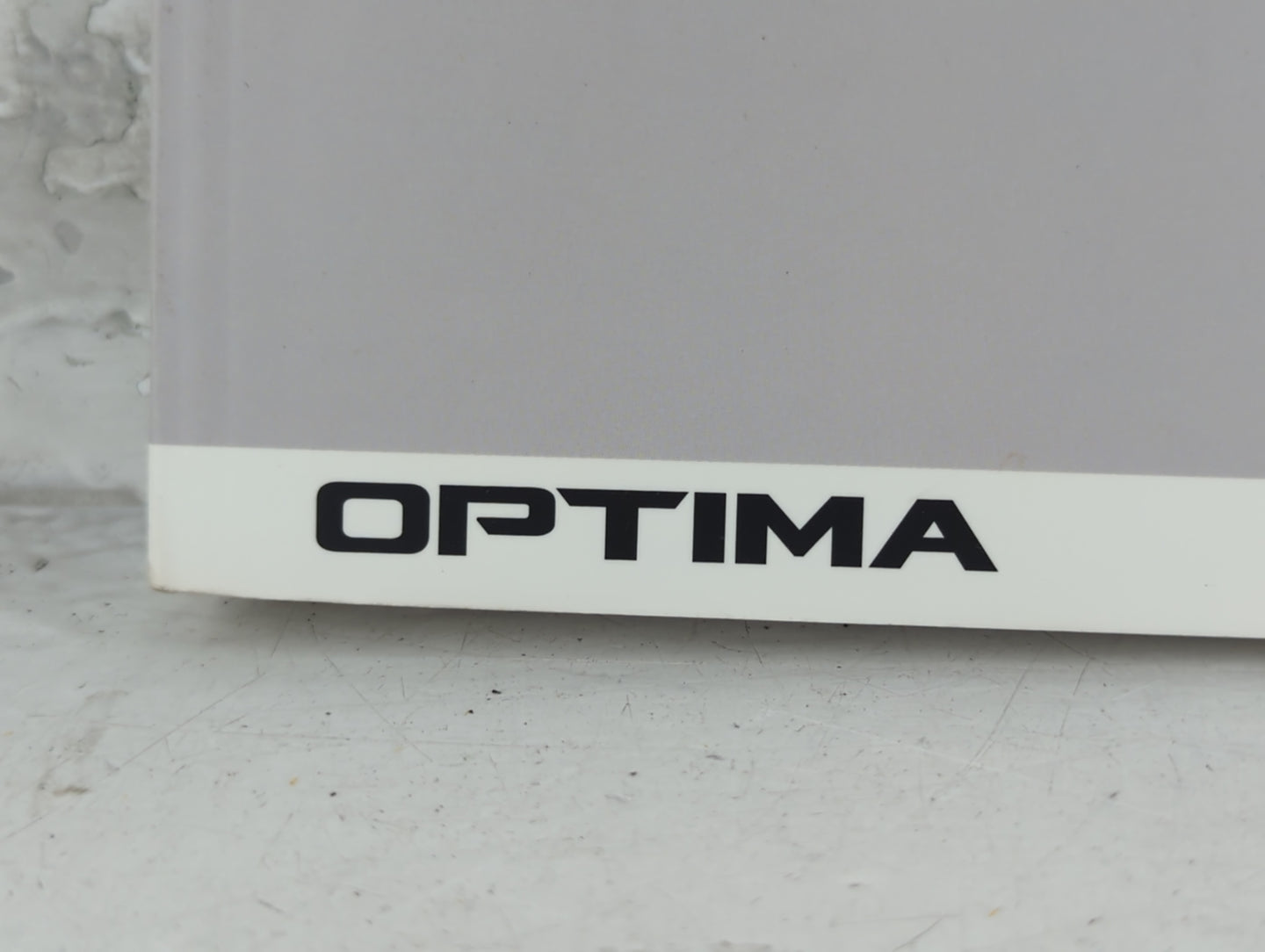 2016 Kia Optima Owners Manual Book Guide P/N:GDG5-EU62C OEM Used Auto Parts - Oemusedautoparts1.com