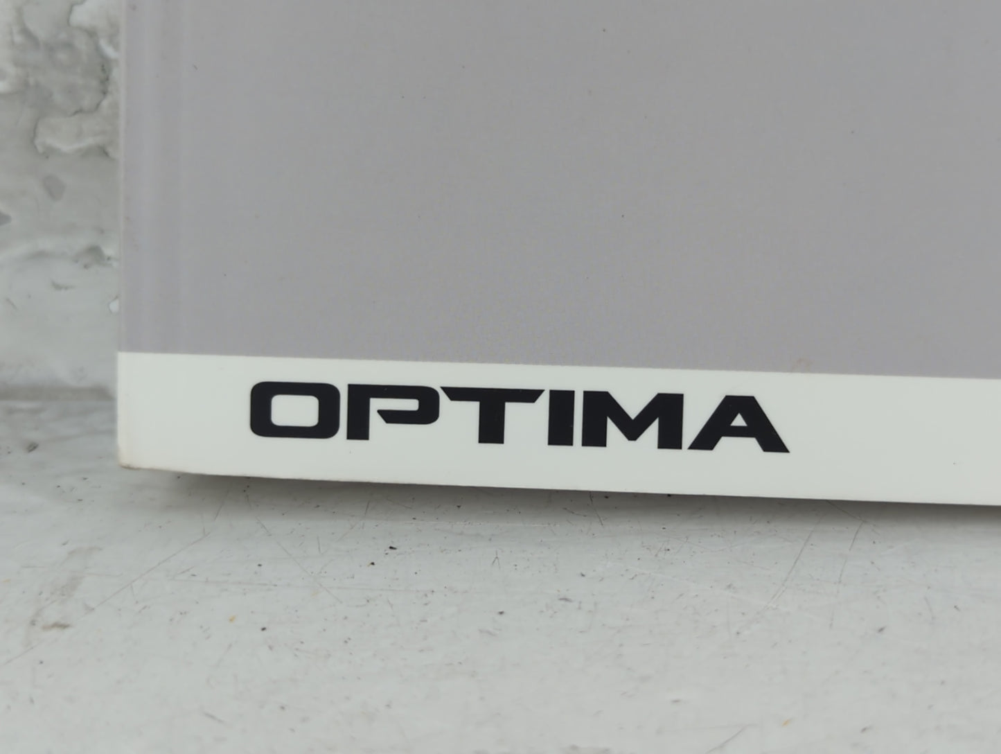 2016 Kia Optima Owners Manual Book Guide P/N:GDG5-EU62C OEM Used Auto Parts - Oemusedautoparts1.com