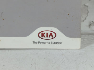 2016 Kia Optima Owners Manual Book Guide P/N:GDG5-EU5DB OEM Used Auto Parts