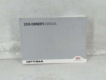 2016 Kia Optima Owners Manual Book Guide P/N:GDG5-EU65E OEM Used Auto Parts - Oemusedautoparts1.com