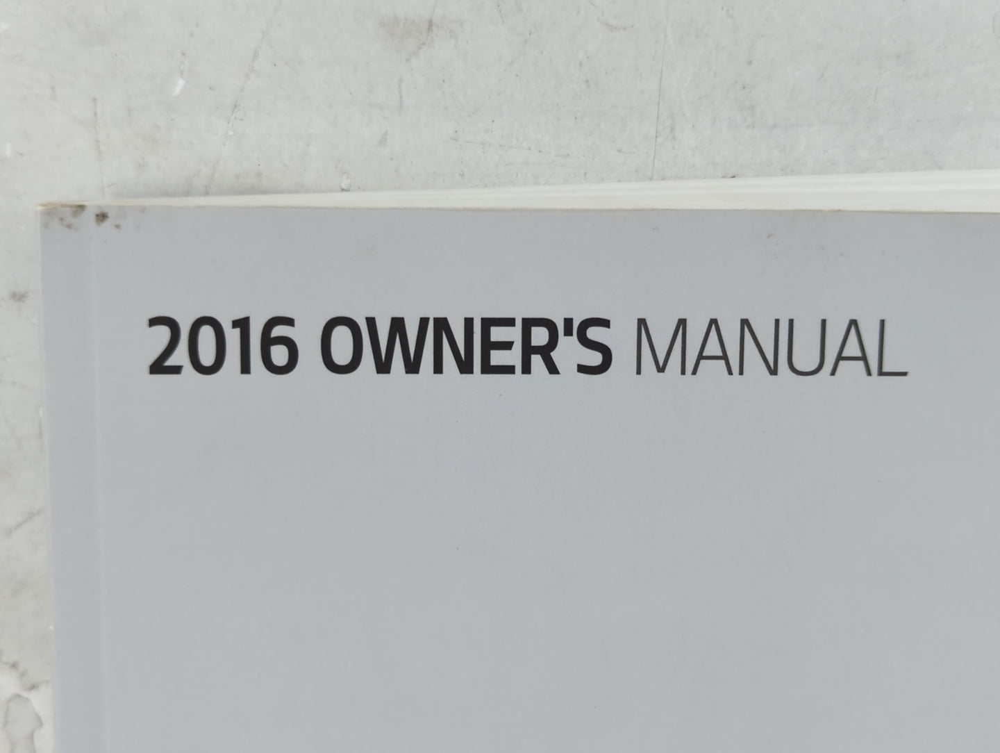 2016 Kia Optima Owners Manual Book Guide P/N:GDG5-EU65E OEM Used Auto Parts - Oemusedautoparts1.com