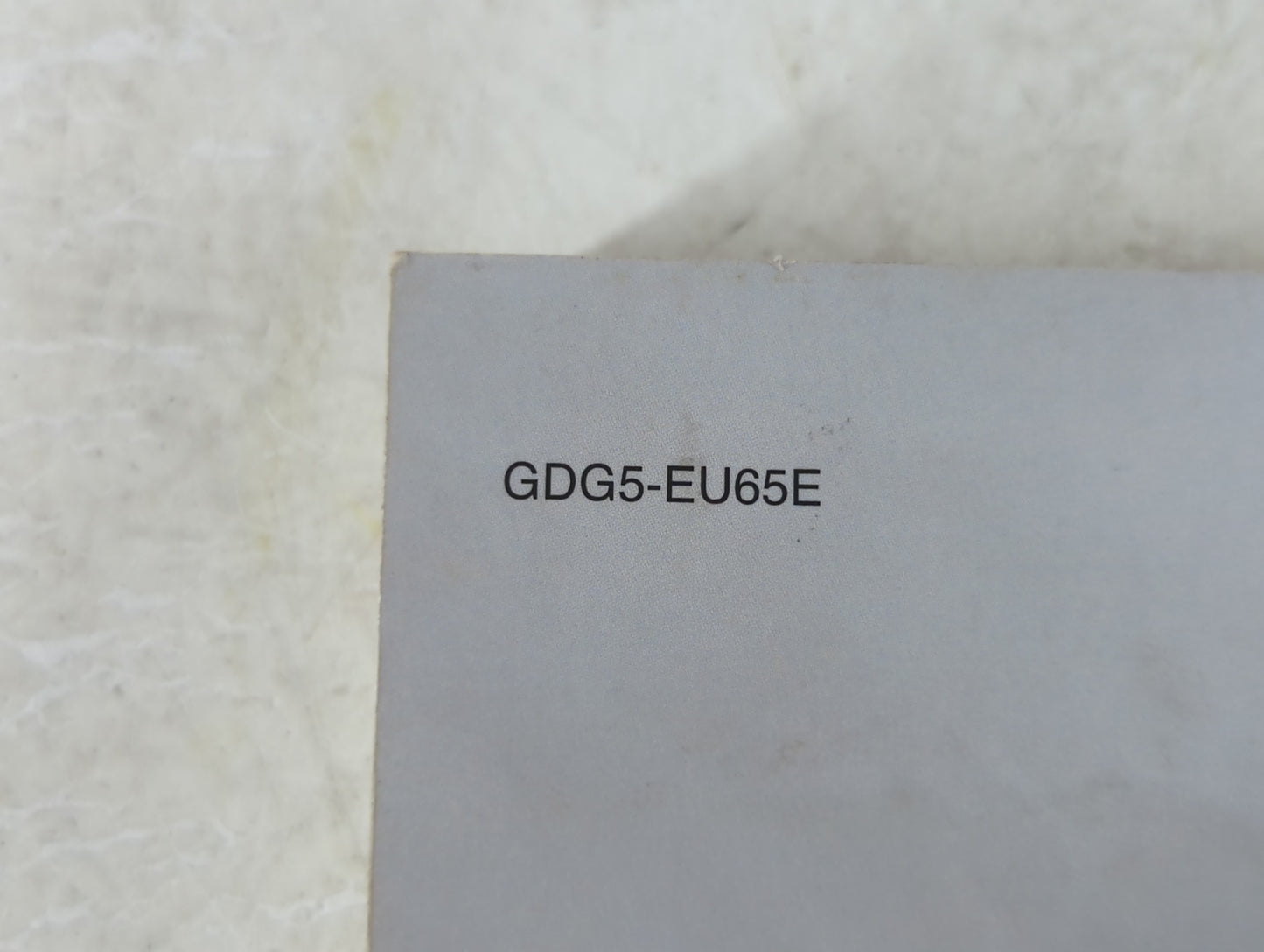 2016 Kia Optima Owners Manual Book Guide P/N:GDG5-EU65E OEM Used Auto Parts - Oemusedautoparts1.com