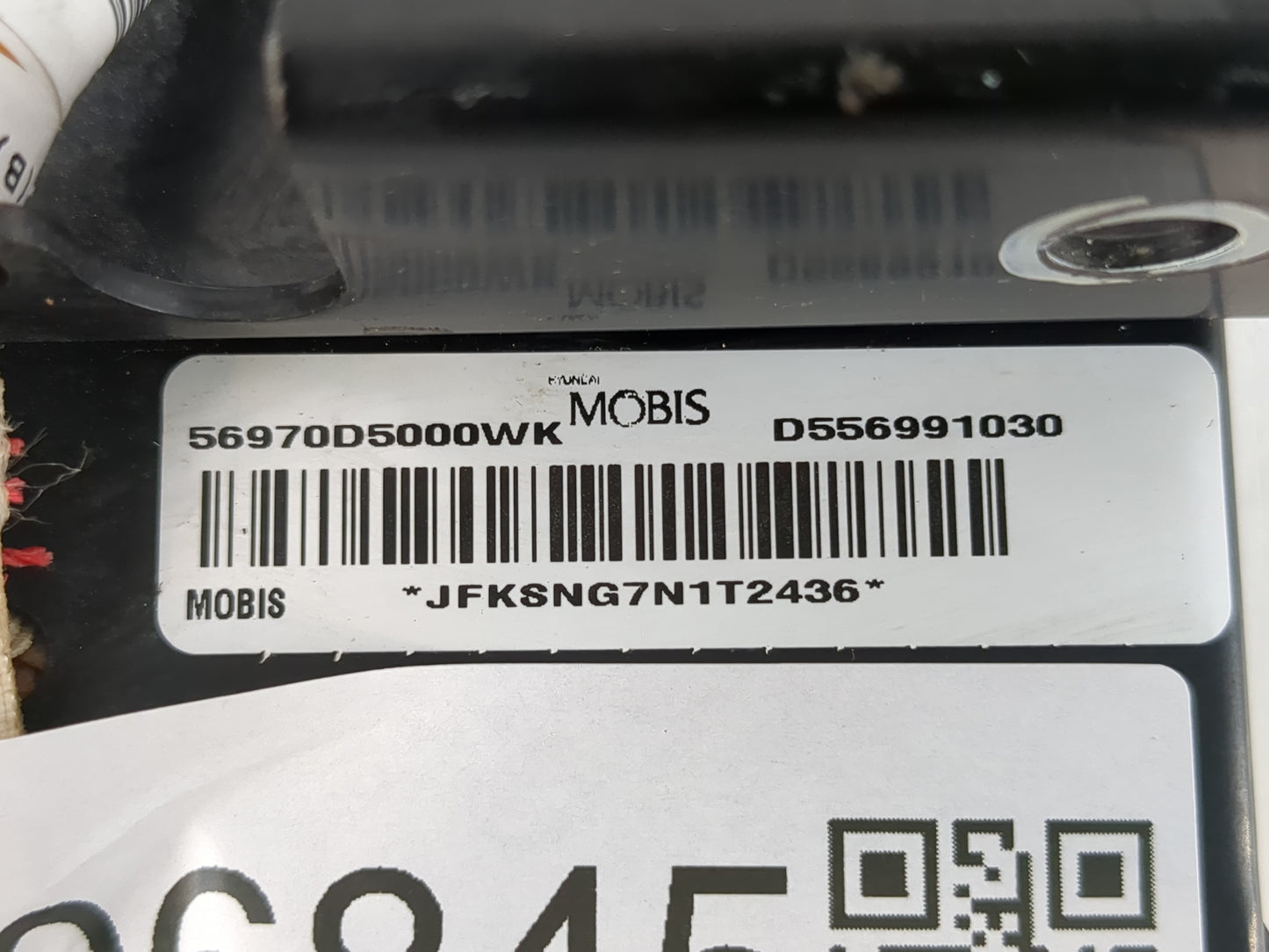 2016-2020 Kia Optima Air Bag Driver Left Steering Wheel Mounted P/N:56970D5000WK Fits Fits 2016 2017 2018 2019 2020 OEM Used