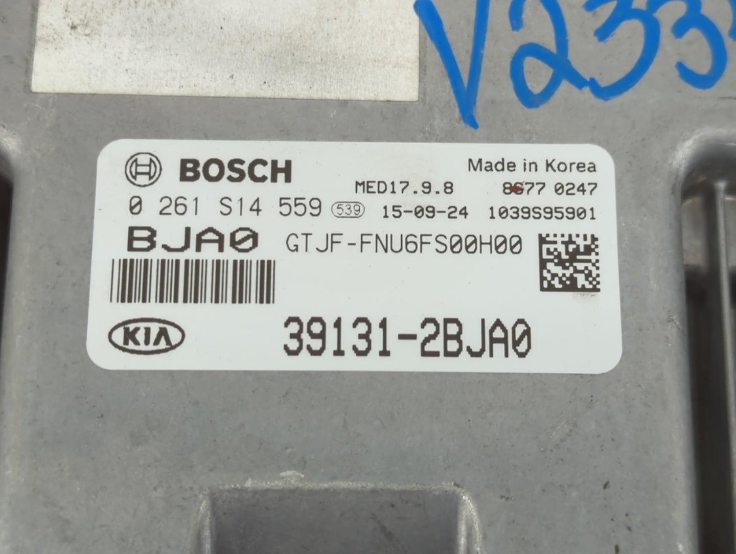 2016-2018 Kia Optima PCM Engine Control Computer ECU ECM PCU OEM P/N:39131-2BJA0 39138-2GGC0 Fits Fits 2016 2017 2018 OEM Us