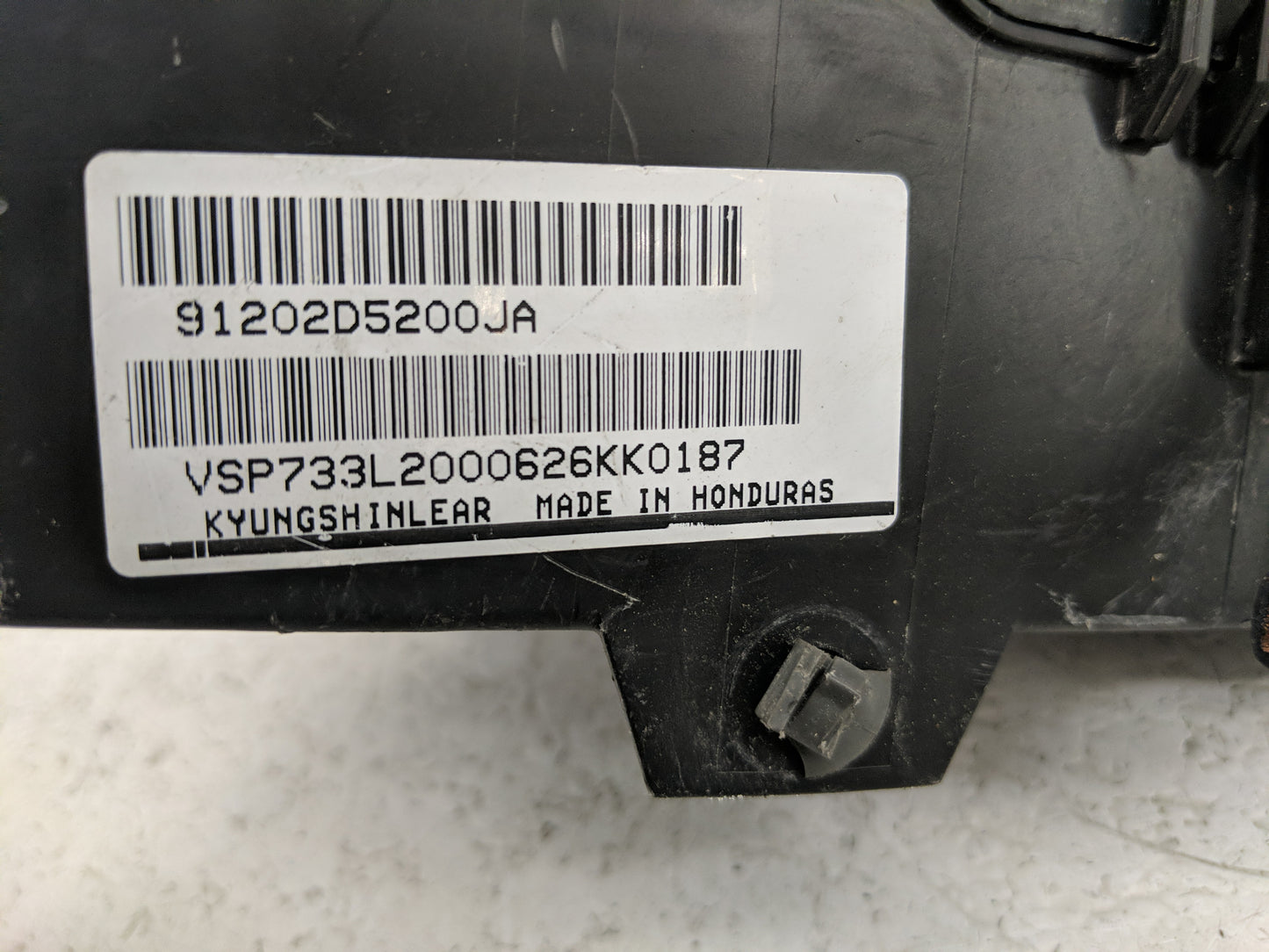2016-2019 Kia Optima Fusebox Fuse Box Panel Relay Module P/N:T91202D5200JA Fits Fits 2016 2017 2018 2019 OEM Used Auto Parts