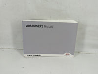 2016 Kia Optima Owners Manual Book Guide P/N:GDG5-EU5OA OEM Used Auto Parts - Oemusedautoparts1.com