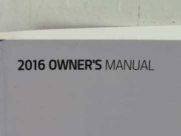 2016 Kia Optima Owners Manual Book Guide P/N:GDG5-EU5OA OEM Used Auto Parts