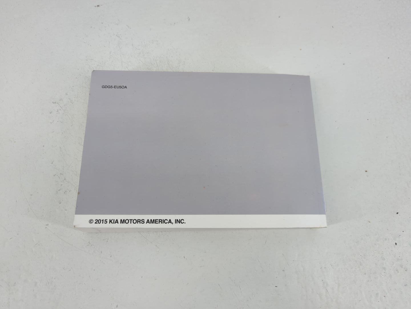 2016 Kia Optima Owners Manual Book Guide P/N:GDG5-EU5OA OEM Used Auto Parts - Oemusedautoparts1.com