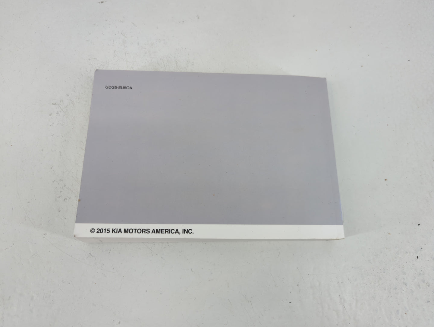 2016 Kia Optima Owners Manual Book Guide P/N:GDG5-EU5OA OEM Used Auto Parts - Oemusedautoparts1.com