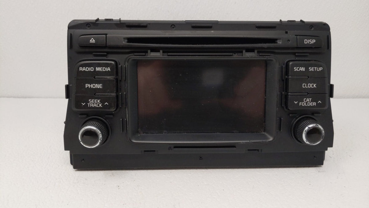 2016-2018 Kia Optima Radio AM FM Cd Player Receiver Replacement P/N:96180-D5100WK 96180-D5100WK Fits 2016 2017 2018 OEM Used