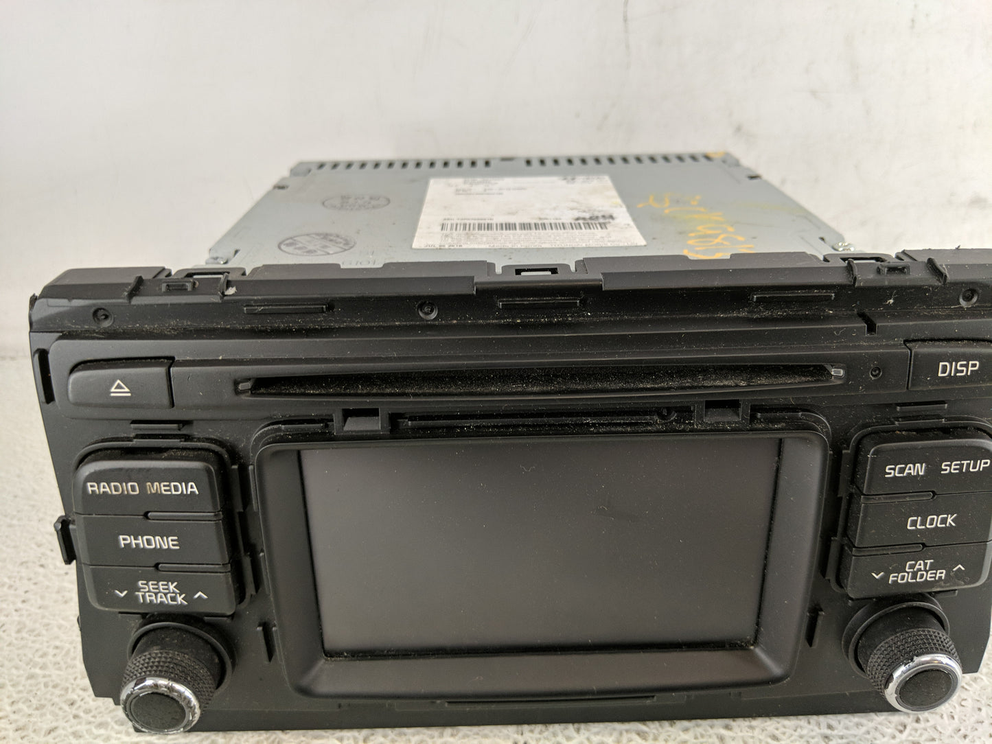 2016-2018 Kia Optima Radio AM FM Cd Player Receiver Replacement P/N:96180-D5100WK Fits Fits 2016 2017 2018 OEM Used Auto Par