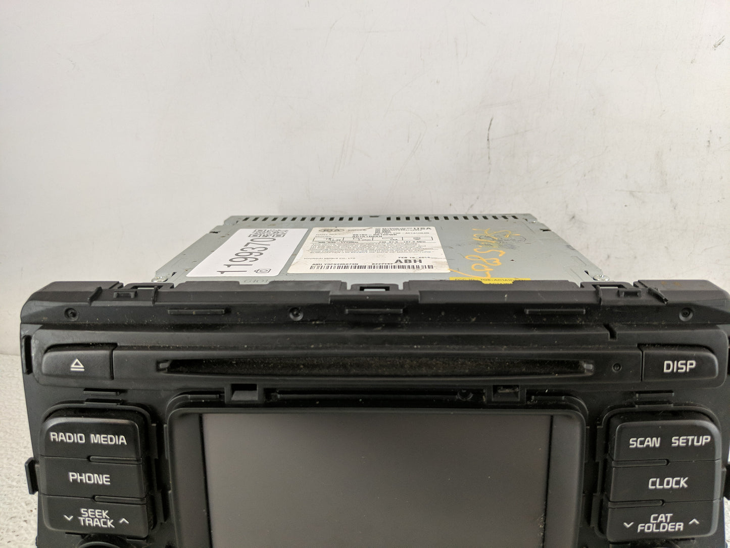 2016-2018 Kia Optima Radio AM FM Cd Player Receiver Replacement P/N:96180-D5100WK Fits Fits 2016 2017 2018 OEM Used Auto Par