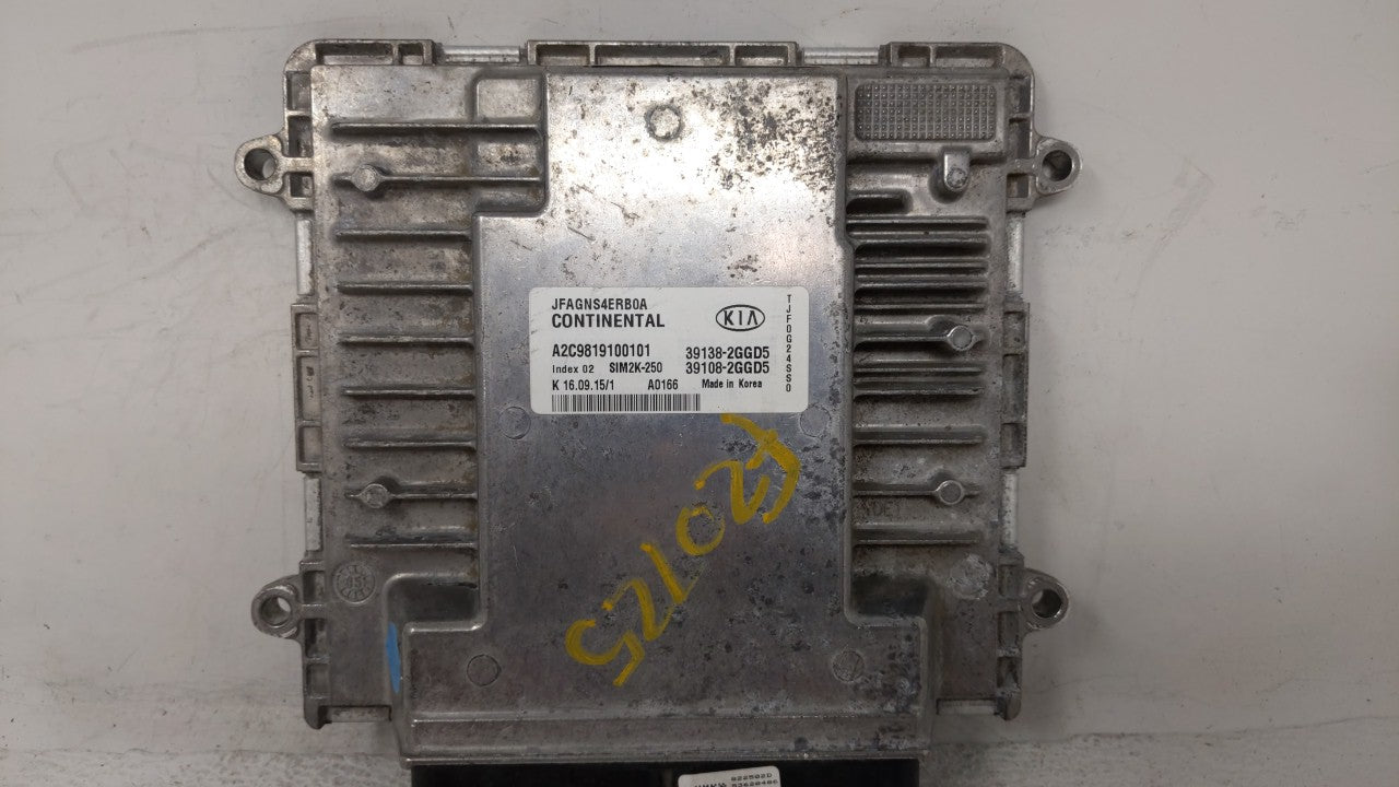 2016-2018 Kia Optima PCM Engine Control Computer ECU ECM PCU OEM P/N:39138-2GG5D 391080-2GGD5 Fits Fits 2016 2017 2018 OEM U