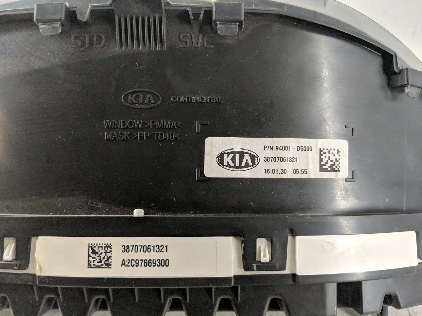 2016-2018 Kia Optima Instrument Cluster Speedometer Gauges P/N:94001-D5000 Fits Fits 2016 2017 2018 OEM Used Auto Parts - Oe