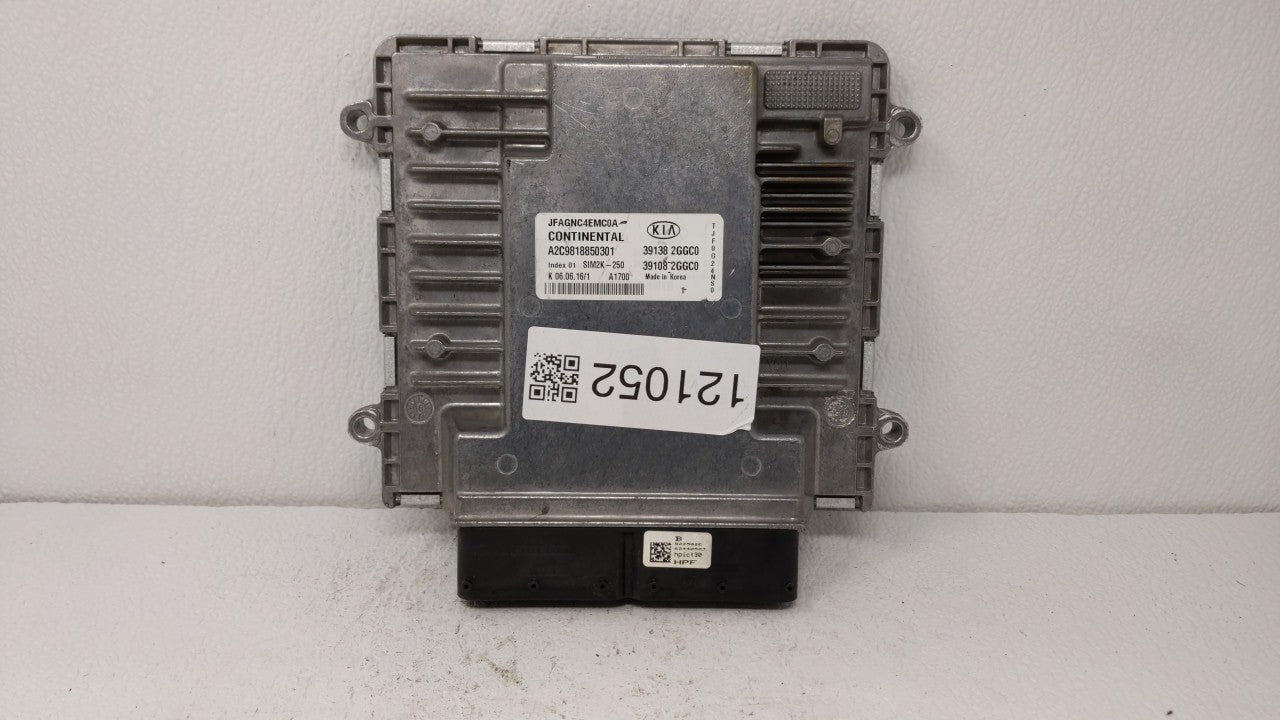 2016-2018 Kia Optima PCM Engine Control Computer ECU ECM PCU OEM P/N:39138-2GGC1 39108-2GGC1, 39138-2GGC0 Fits Fits 2016 201