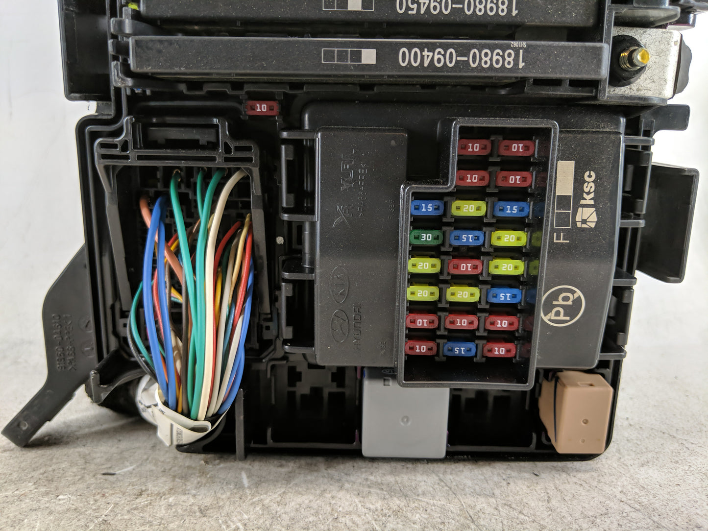 2016-2019 Kia Optima Fusebox Fuse Box Panel Relay Module P/N:91202D5200JA Fits Fits 2016 2017 2018 2019 OEM Used Auto Parts 