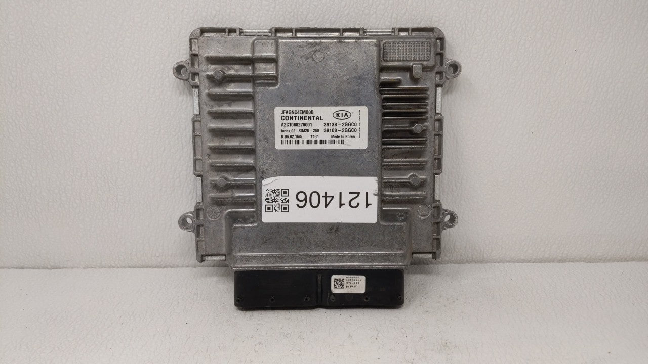 2016-2018 Kia Optima PCM Engine Control Computer ECU ECM PCU OEM P/N:39138-2GGC1 39108-2GGC1, 39138-2GGC0 Fits Fits 2016 201