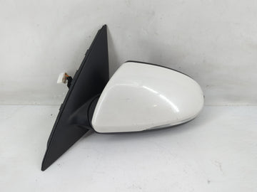2016-2019 Kia Optima Driver Left Side View Manual Door Mirror White - Oemusedautoparts1.com