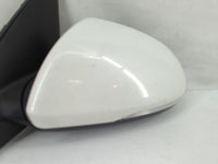 2016-2019 Kia Optima Driver Left Side View Manual Door Mirror White - Oemusedautoparts1.com