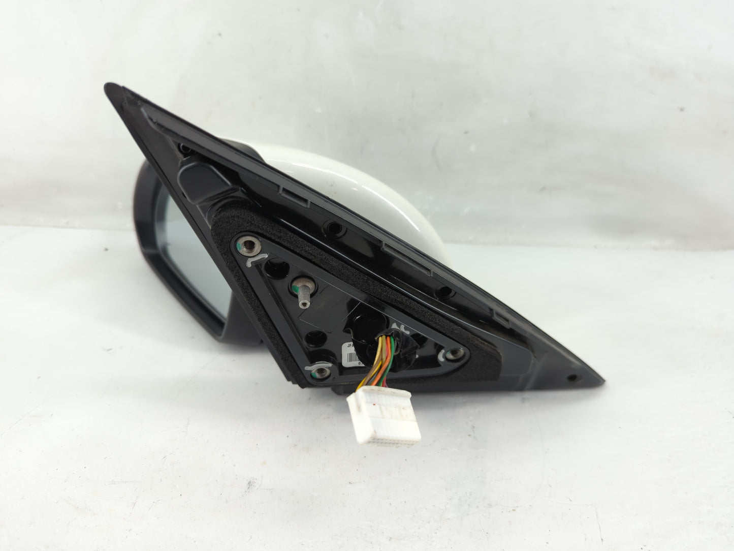 2016-2019 Kia Optima Driver Left Side View Manual Door Mirror White - Oemusedautoparts1.com