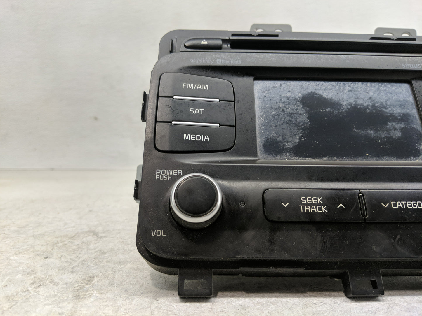 2015 Kia Optima Radio AM FM Cd Player Receiver Replacement P/N:96160-4CAA1CA Fits OEM Used Auto Parts - Oemusedautoparts1.co