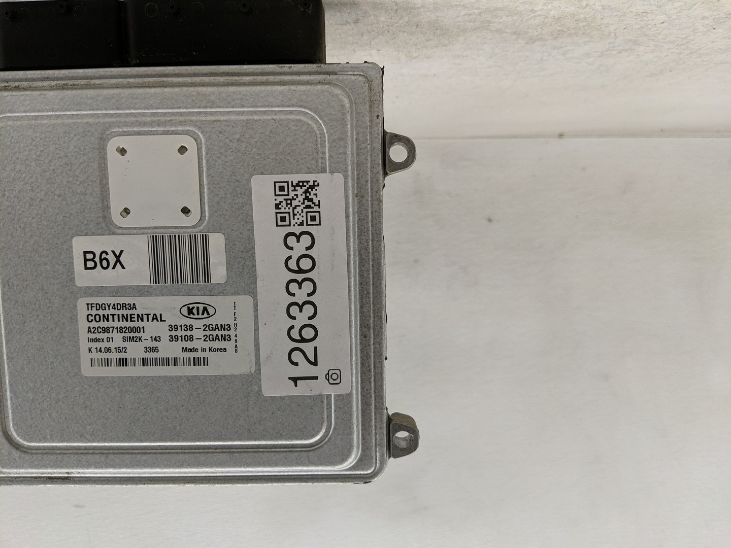 2015-2016 Kia Optima PCM Engine Control Computer ECU ECM PCU OEM P/N:39108-2GAN3 39138-2GAN3 Fits Fits 2015 2016 OEM Used Au