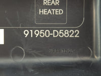 2016-2019 Kia Optima Fusebox Fuse Box Panel Relay Module P/N:91950-D5822 91202D5200JA Fits Fits 2016 2017 2018 2019 OEM Used