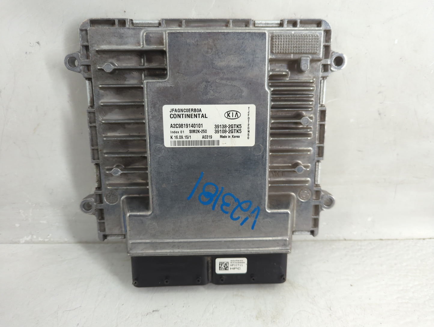 2016-2018 Kia Optima PCM Engine Control Computer ECU ECM PCU OEM P/N:822503D A2C9819140101, 39138-2GTK5 Fits Fits 2016 2017 